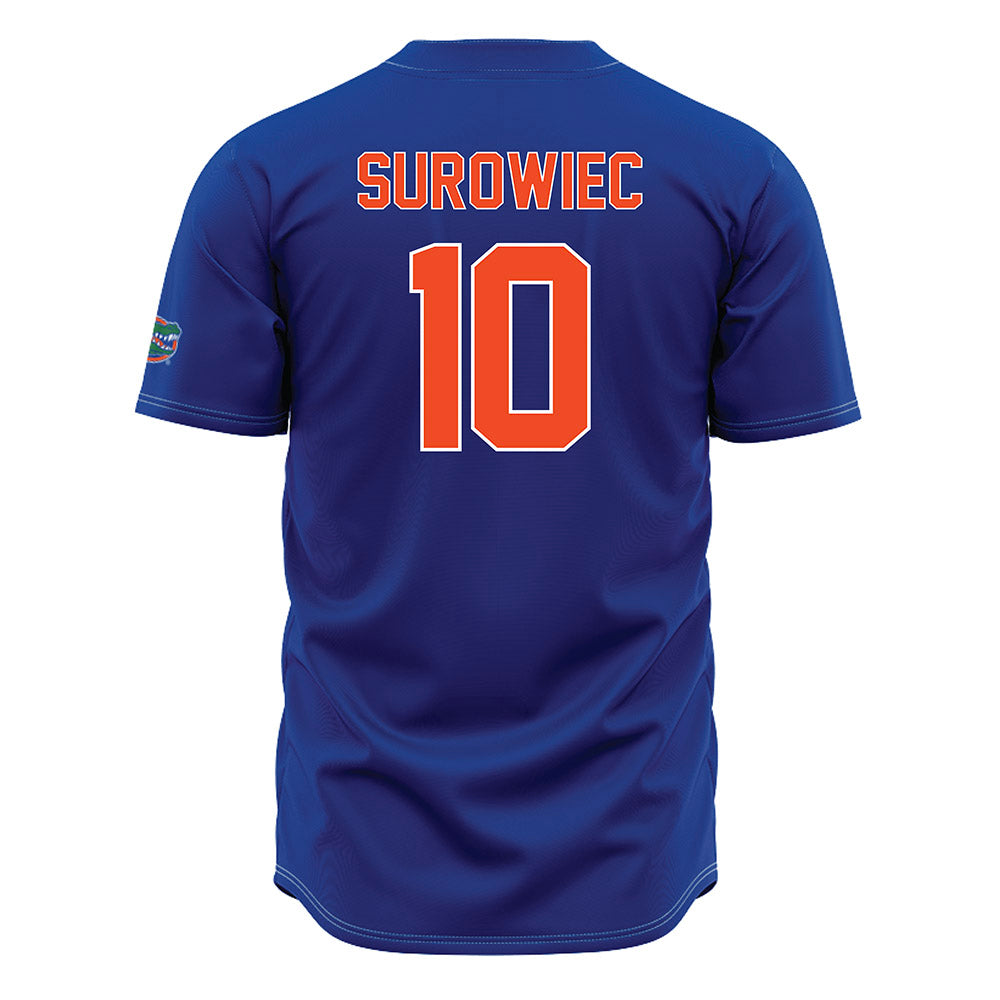Florida - NCAA Baseball : Ethan Surowiec - Blue Jersey-1