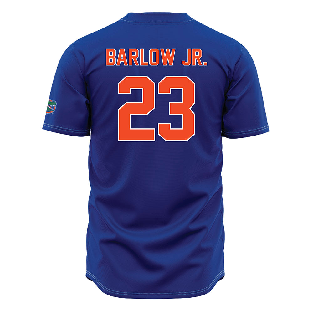 Florida - NCAA Baseball : William Barlow Jr. - Blue Jersey-1