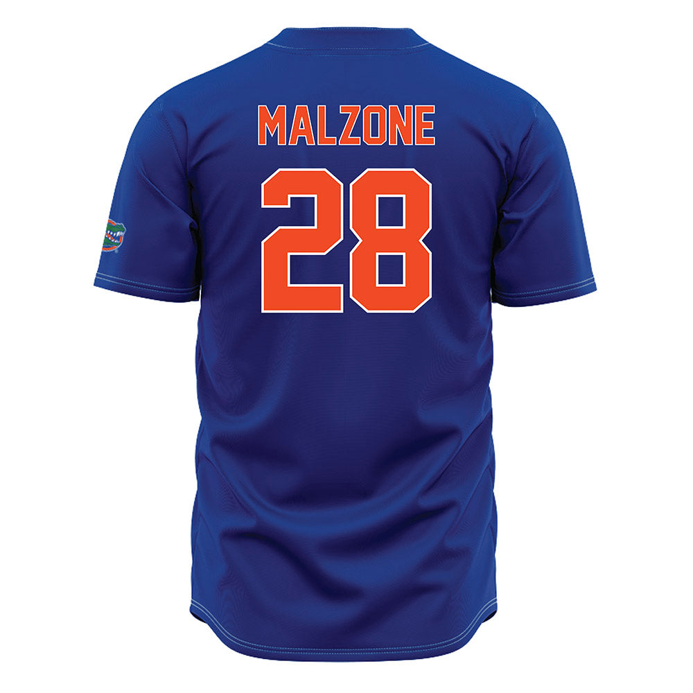 Florida - NCAA Baseball : AJ Malzone - Blue Jersey-1