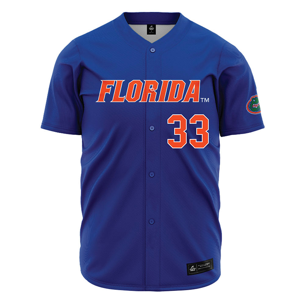 Florida - NCAA Baseball : McCall Biemiller - Blue Jersey-0