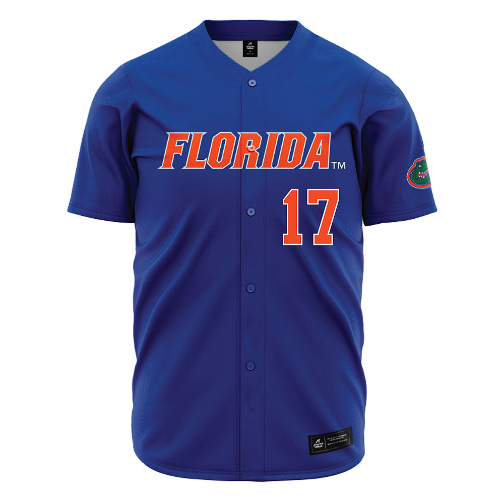 Florida - NCAA Baseball : Russell Sandefer - Blue Jersey-0