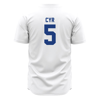 Florida - NCAA Baseball : Blake Cyr - White Jersey-1