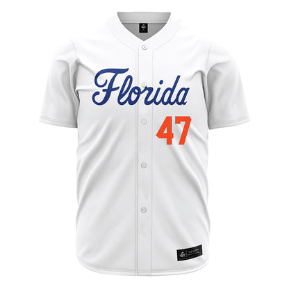Florida - NCAA Baseball : Aidan King - White Jersey