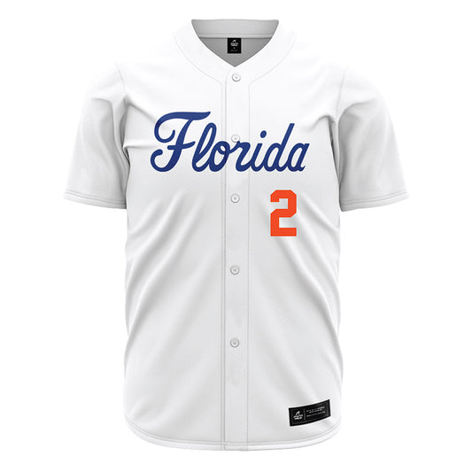 Florida - NCAA Baseball : Sam Miller - White Jersey-0