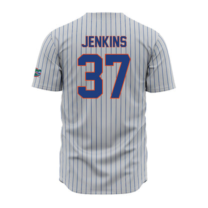 Florida - NCAA Baseball : Matthew Jenkins - Grey Pinstripe Jersey