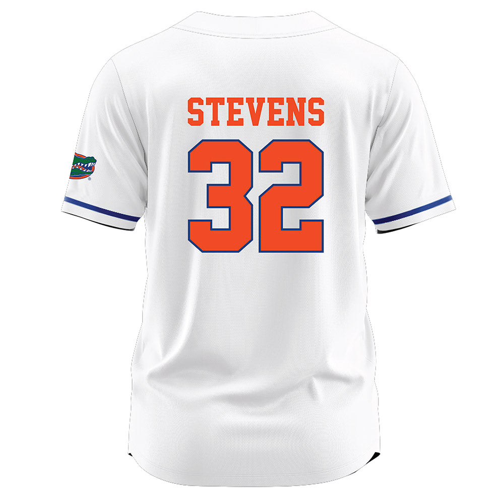 Florida - NCAA Softball : Leah Stevens - White Jersey-1