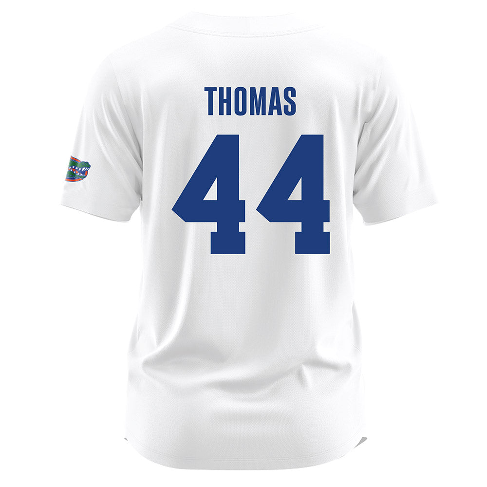 Florida - NCAA Softball : Townsen Thomas - White Jersey-1