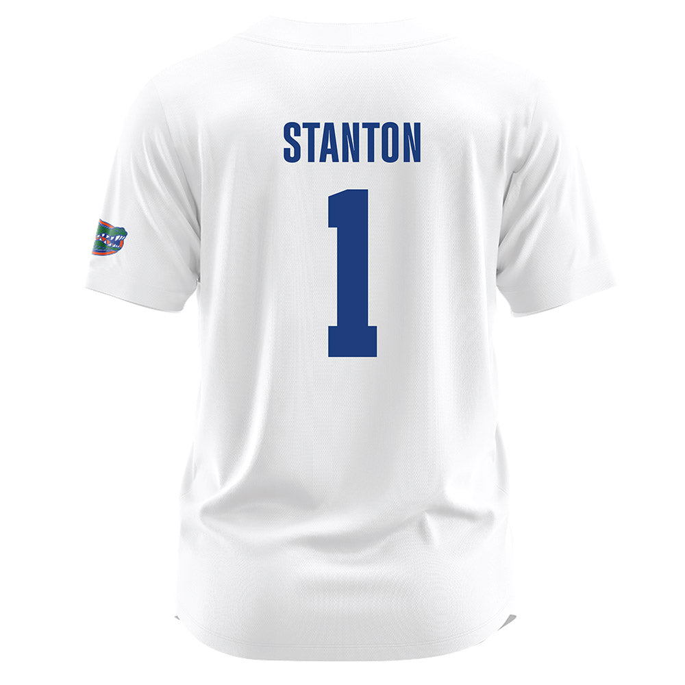 Florida - NCAA Softball : Caroline Stanton - White Jersey-1