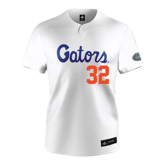Florida - NCAA Softball : Leah Stevens - White Jersey-0