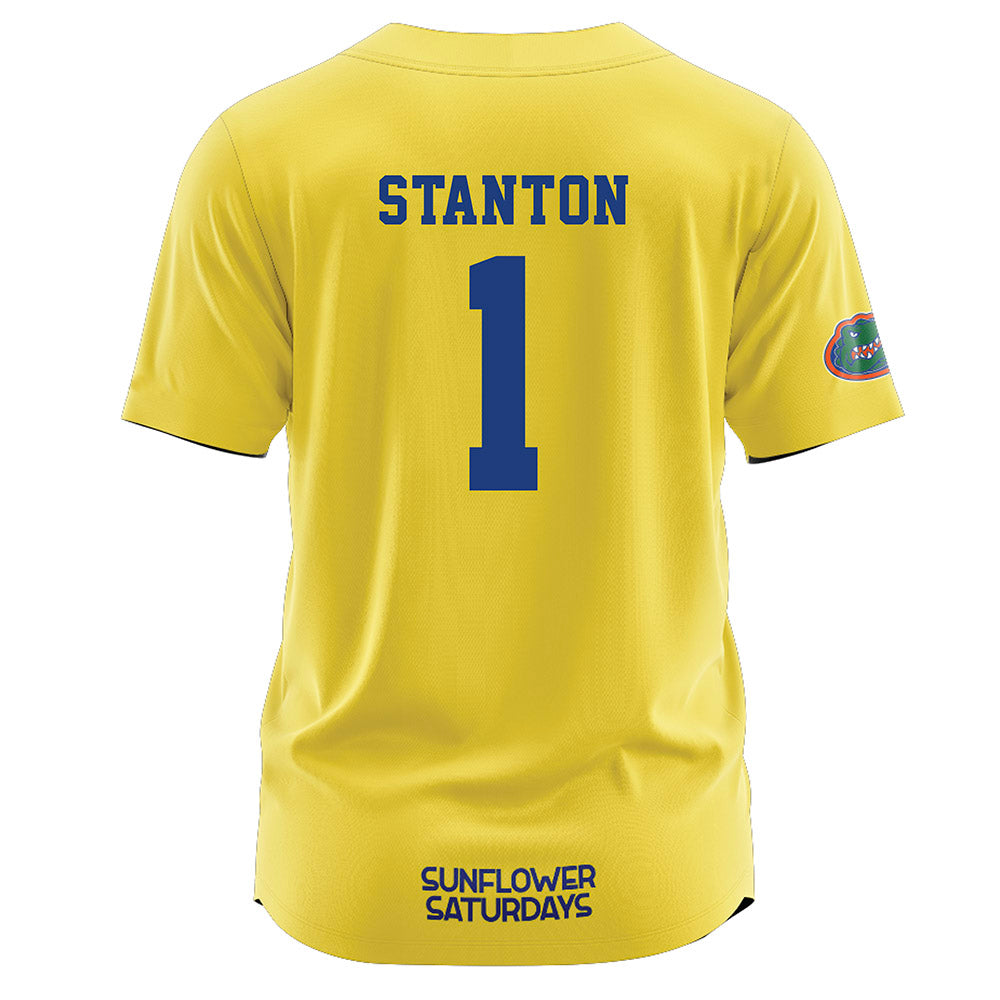 Florida - NCAA Softball : Caroline Stanton - Sunflower Yellow Jersey-1