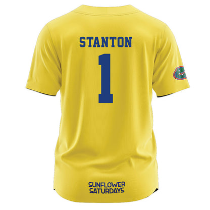 Florida - NCAA Softball : Caroline Stanton - Sunflower Yellow Jersey-1