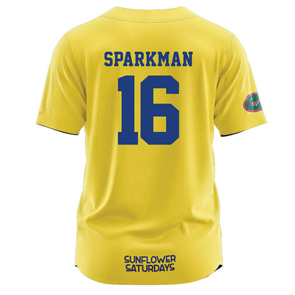 Florida - NCAA Softball : Allison Sparkman - Sunflower Yellow Jersey-1