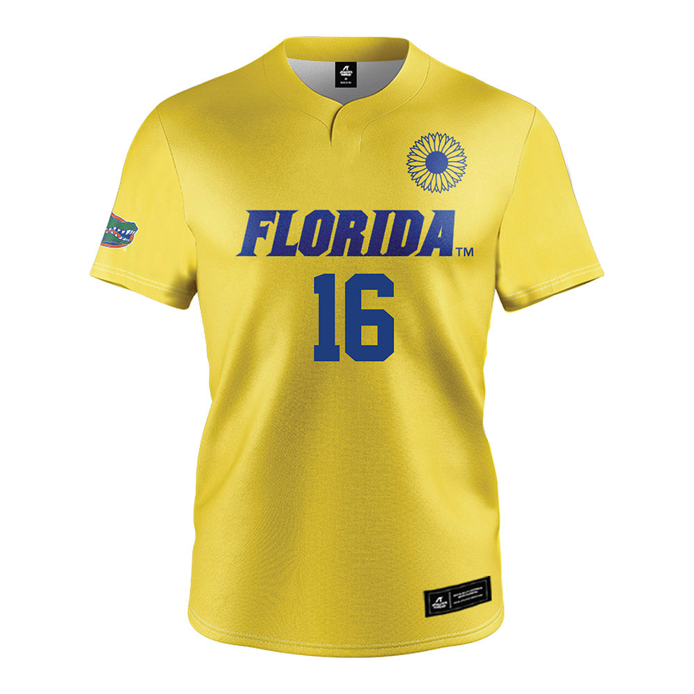 Florida - NCAA Softball : Allison Sparkman - Sunflower Yellow Jersey-0