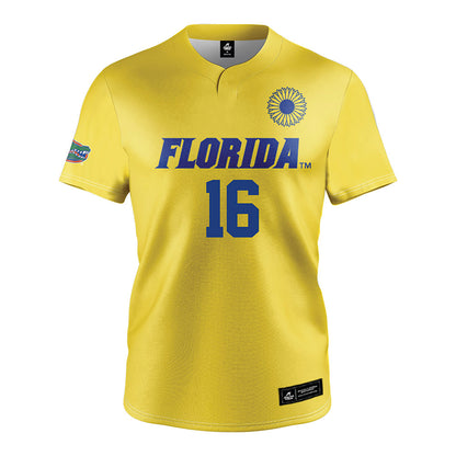 Florida - NCAA Softball : Allison Sparkman - Sunflower Yellow Jersey-0