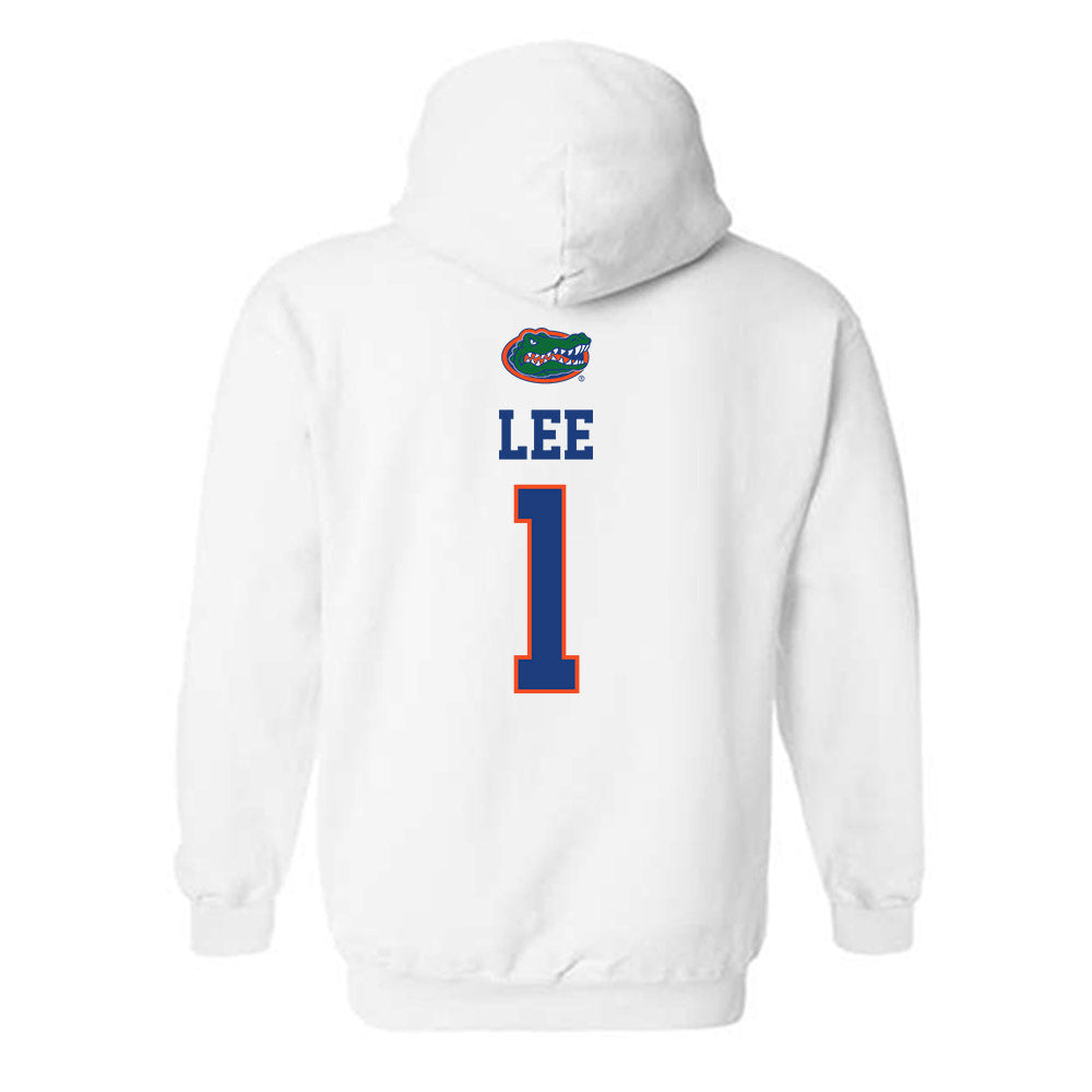 Florida - NCAA Men's Basketball : Xaivian Lee - Classic Shersey Hooded Sweatshirt-1