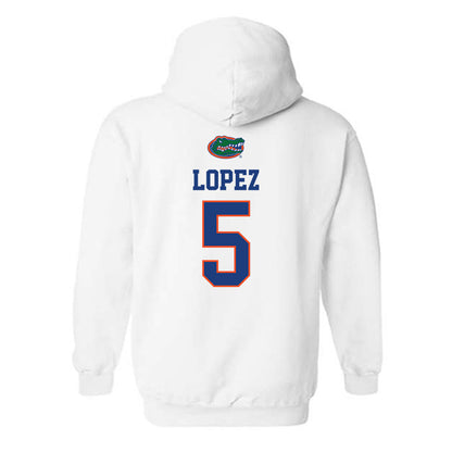 Florida - NCAA Women's Tennis : Qavia Lopez - Hooded Sweatshirt