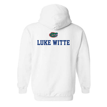 Florida - NCAA Men's Track & Field : John Luke Witte - Classic Shersey Hooded Sweatshirt-1