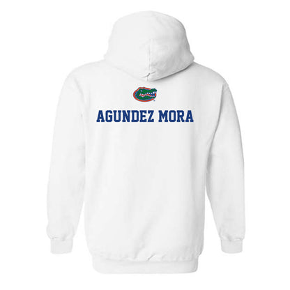 Florida - NCAA Men's Swimming & Diving : JESUS MIGUEL AGUNDEZ MORA - Classic Shersey Hooded Sweatshirt-1