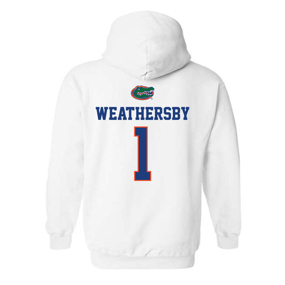 Florida - NCAA Women's Basketball : Jade Weathersby - Classic Shersey Hooded Sweatshirt-1