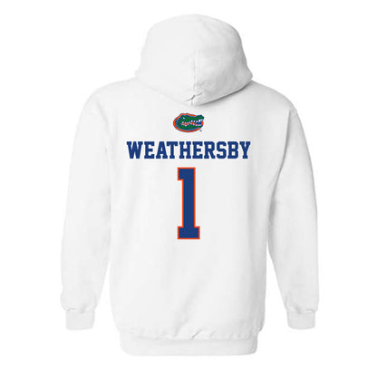 Florida - NCAA Women's Basketball : Jade Weathersby - Classic Shersey Hooded Sweatshirt-1