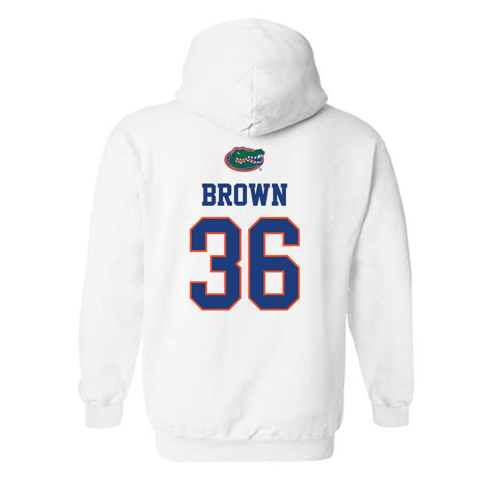 Florida - NCAA Football : Vincent Brown - Classic Shersey Hooded Sweatshirt-1