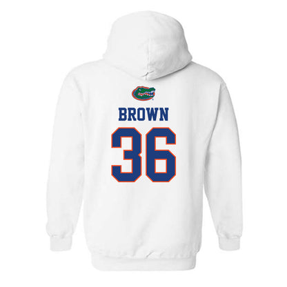 Florida - NCAA Football : Vincent Brown - Classic Shersey Hooded Sweatshirt-1