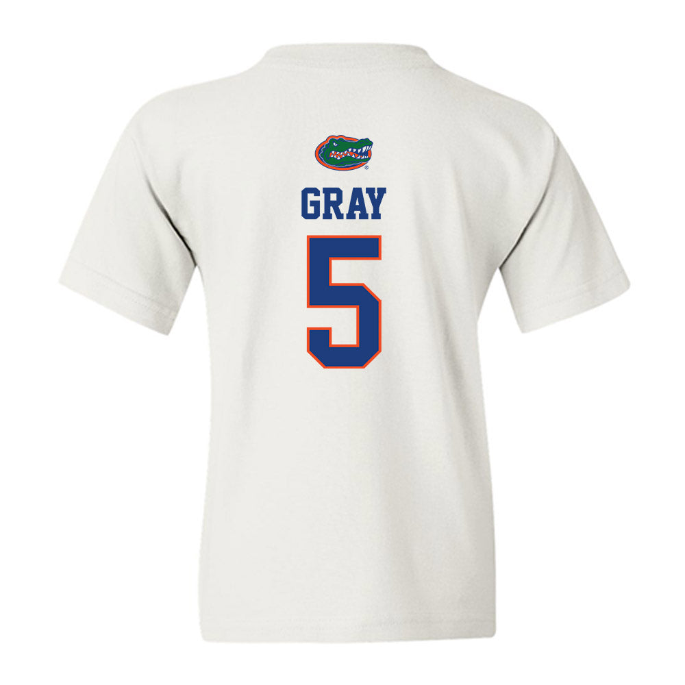 Florida - NCAA Women's Soccer : Mia Gray - Classic Shersey Youth T-Shirt-1