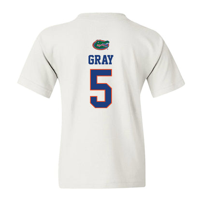 Florida - NCAA Women's Soccer : Mia Gray - Classic Shersey Youth T-Shirt-1