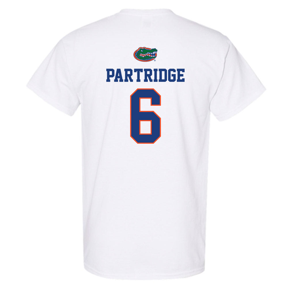 Florida - NCAA Baseball : Nic Partridge - Classic Shersey T-Shirt-1