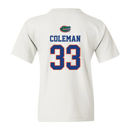 Florida - NCAA Football : DJ Coleman - Classic Shersey Youth T-Shirt-1