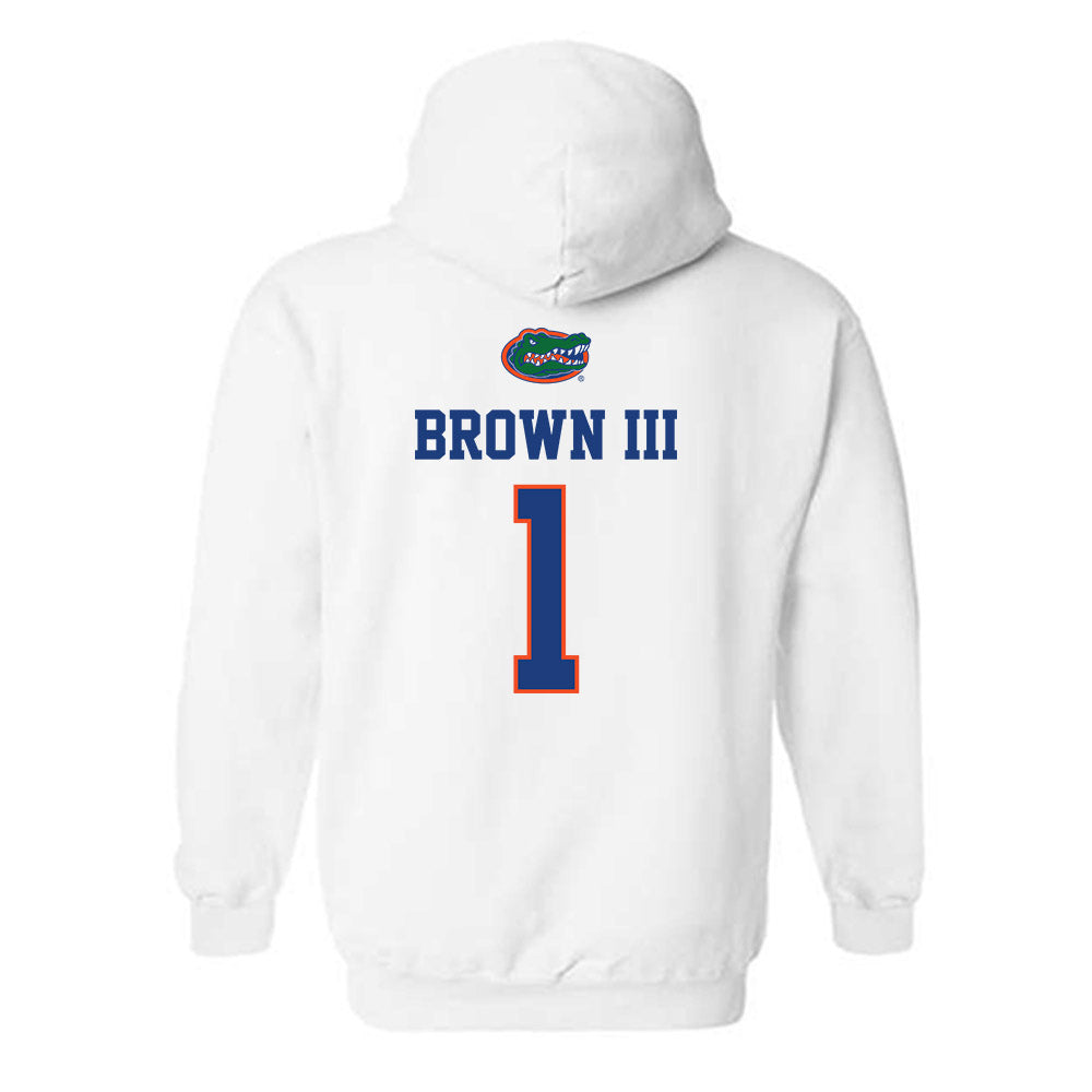 Florida - NCAA Football : Vernell Brown III - Classic Shersey Hooded Sweatshirt-1