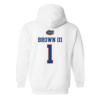 Florida - NCAA Football : Vernell Brown III - Classic Shersey Hooded Sweatshirt-1