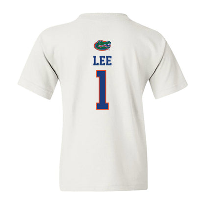 Florida - NCAA Men's Basketball : Xaivian Lee - Classic Shersey Youth T-Shirt-1