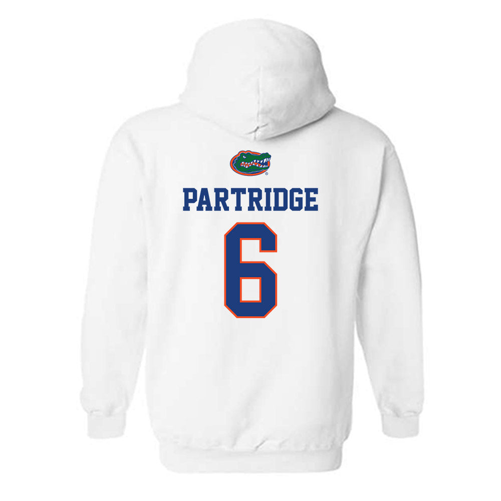 Florida - NCAA Baseball : Nic Partridge - Classic Shersey Hooded Sweatshirt-1