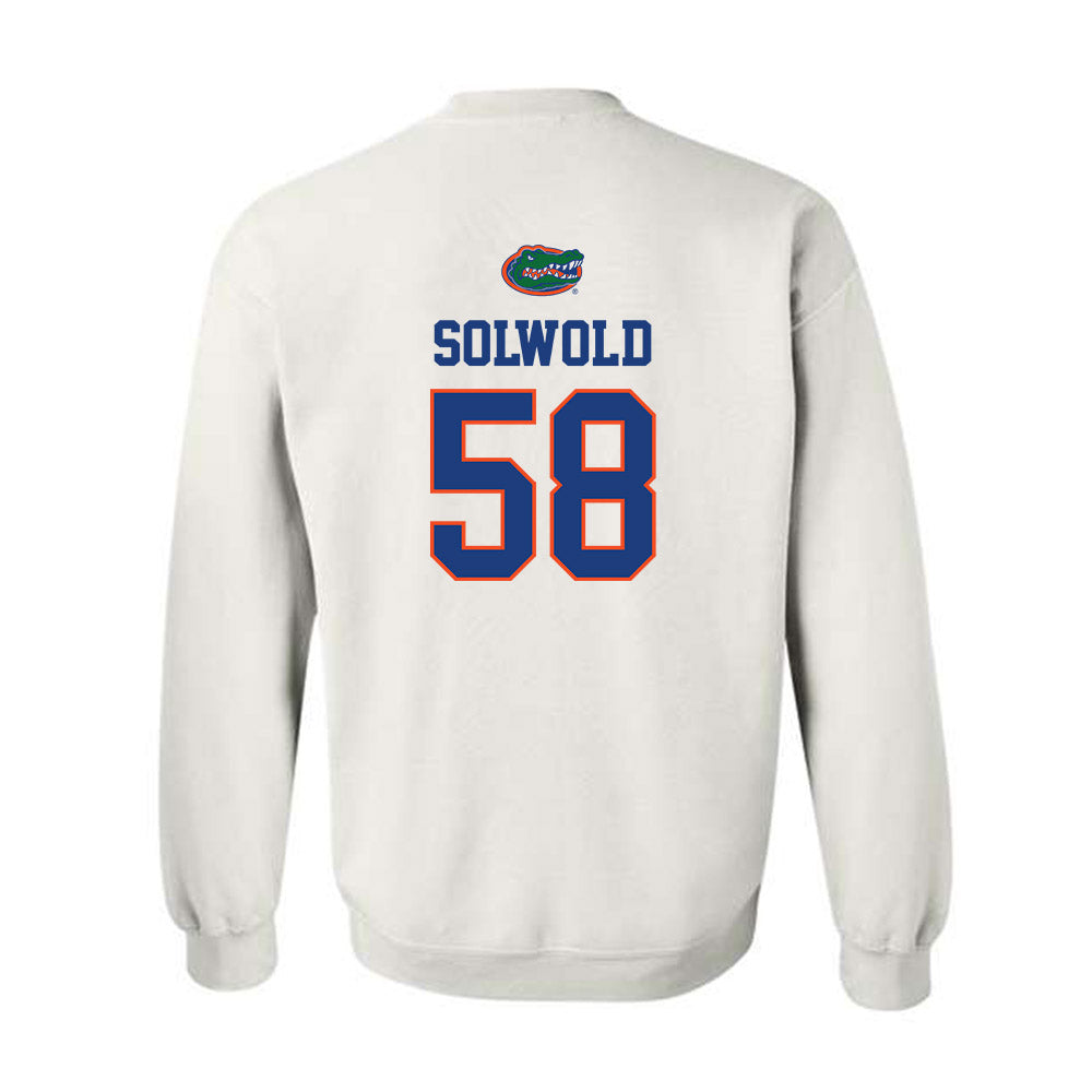 Florida - NCAA Football : Hunter Solwold - Classic Shersey Crewneck Sweatshirt-1