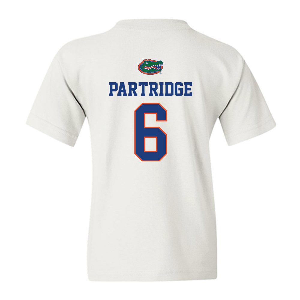 Florida - NCAA Baseball : Nic Partridge - Classic Shersey Youth T-Shirt-1