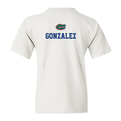 Florida - NCAA Men's Swimming & Diving : Jesus Gonzalez - Classic Shersey Youth T-Shirt-1