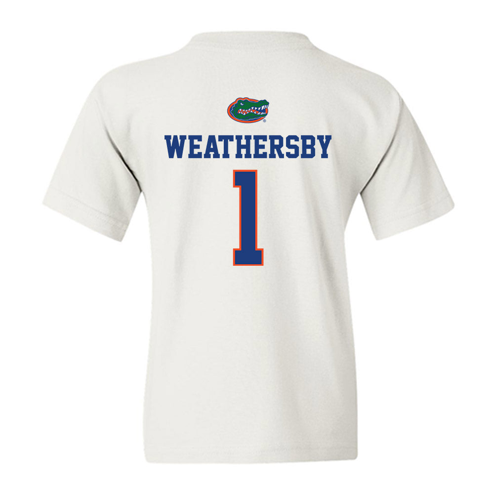Florida - NCAA Women's Basketball : Jade Weathersby - Classic Shersey Youth T-Shirt-1