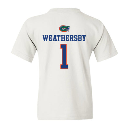 Florida - NCAA Women's Basketball : Jade Weathersby - Classic Shersey Youth T-Shirt-1