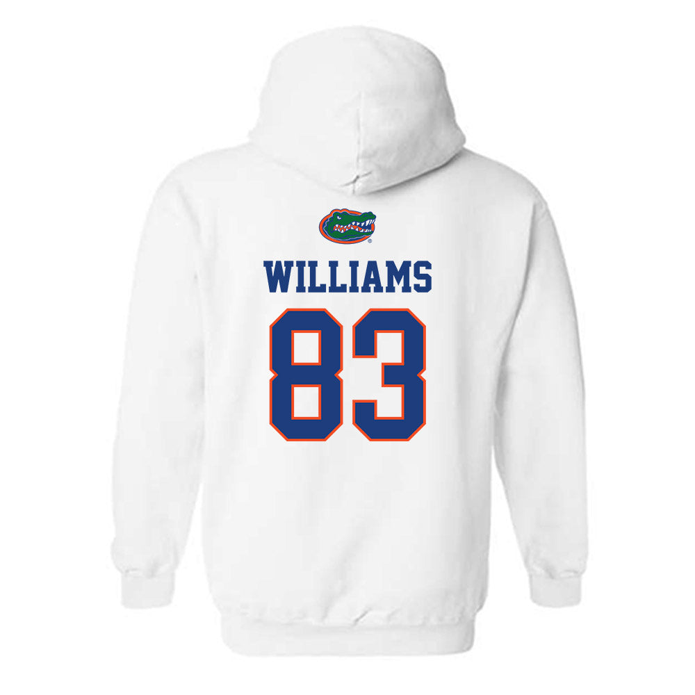 Florida - NCAA Football : Justin Williams - Classic Shersey Hooded Sweatshirt-1