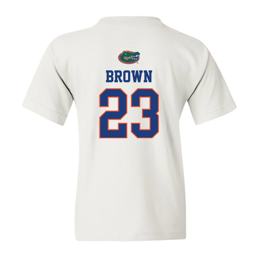 Florida - NCAA Men's Basketball : AJ Brown - Classic Shersey Youth T-Shirt-1