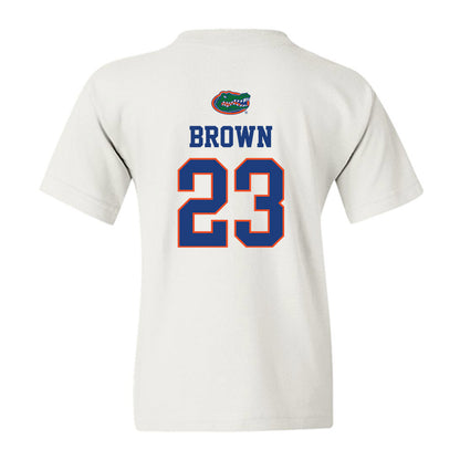 Florida - NCAA Men's Basketball : AJ Brown - Classic Shersey Youth T-Shirt-1