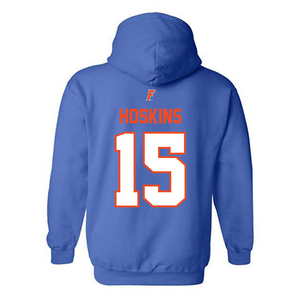 Florida - NCAA Women's Lacrosse : Caroline Hoskins - Fashion Shersey Hooded Sweatshirt-1