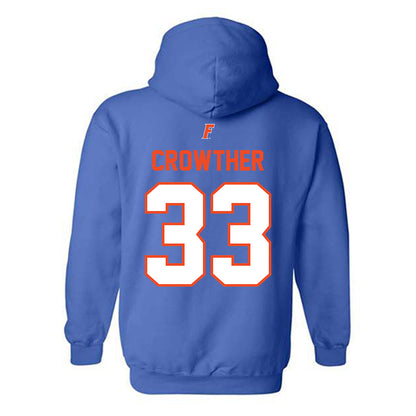 Florida - NCAA Women's Lacrosse : Paige Crowther - Fashion Shersey Hooded Sweatshirt-1