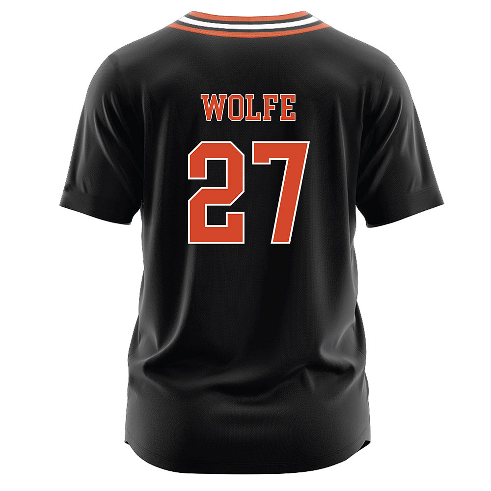 Campbell - NCAA Softball : Kasey Wolfe - Black Jersey-1