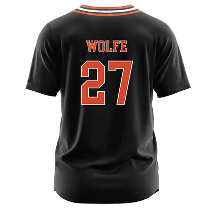 Campbell - NCAA Softball : Kasey Wolfe - Black Jersey-1