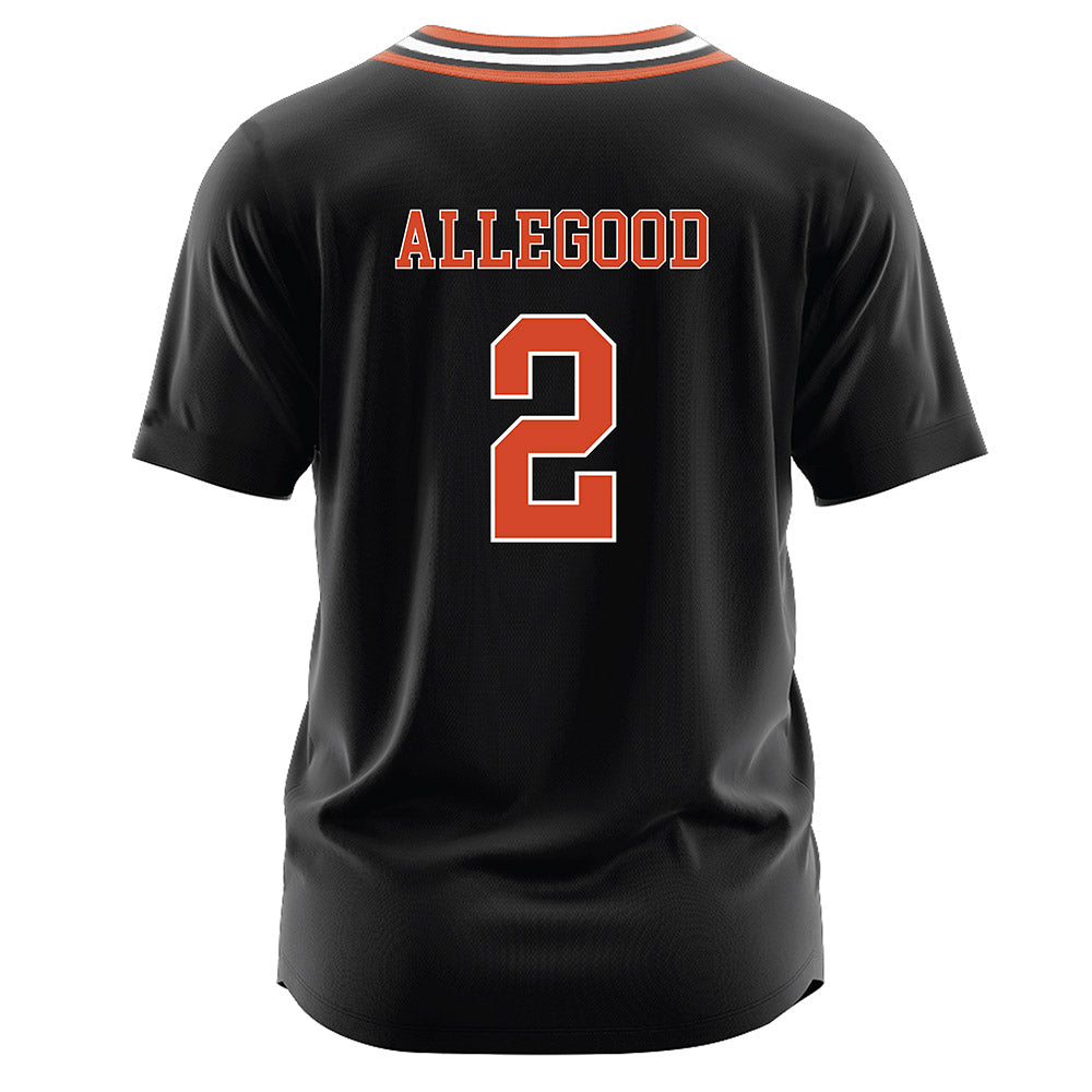 Campbell - NCAA Softball : Emily Allegood - Black Jersey-1