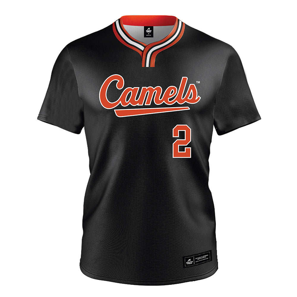 Campbell - NCAA Softball : Emily Allegood - Black Jersey-0
