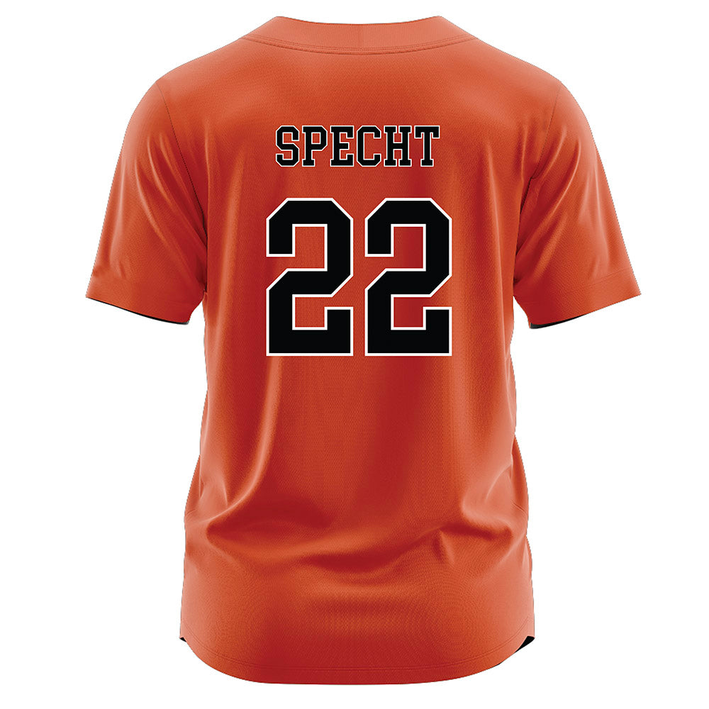 Campbell - NCAA Softball : Kylie Specht - Orange Jersey-1