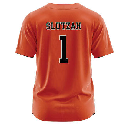 Campbell - NCAA Softball : Emma Slutzah - Orange Jersey-1